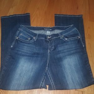 Women blue jeans
